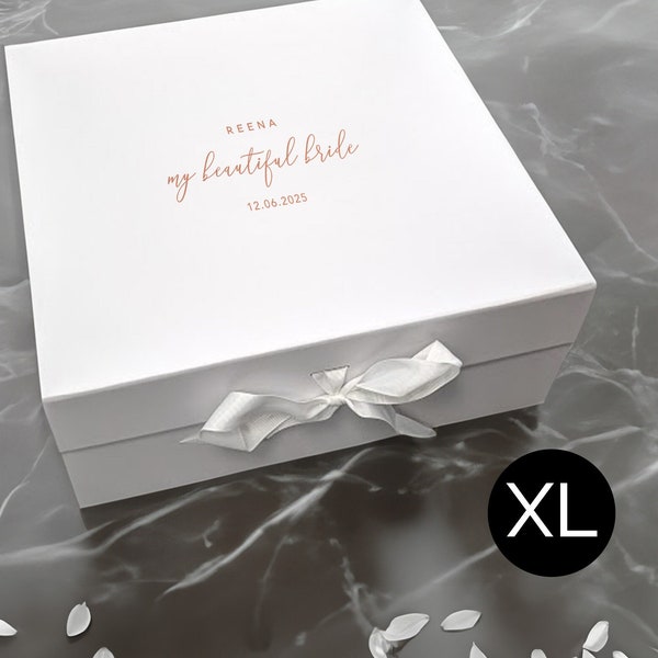 My Beautiful Bride Gift Box - XL - Wedding Hamper - Personalised - Real Foil