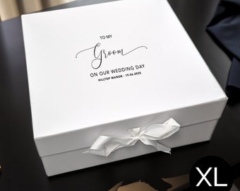 To My Groom Gift Box - XL - Personalised - Real Foil