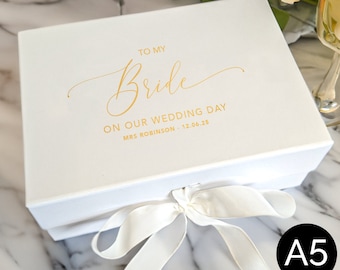 To My Bride Gift Box - A5 - Wedding Hamper - Personalised