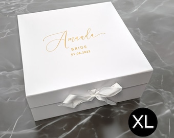 Personalised Gift Box for Bride or Groom | Wedding Day | Luxurious | Extra Large | XL