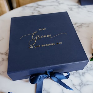 To My Groom Gift Box - Large - Real Foil