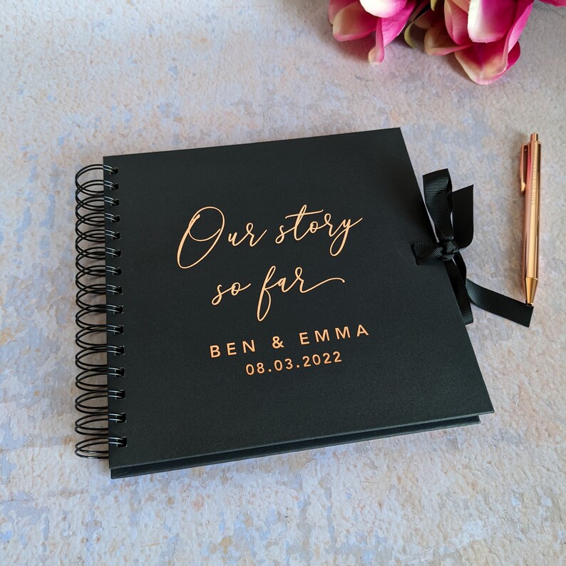 Personalised Scrapbook for First Anniversary or Wedding Our Etsy