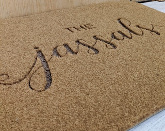 Personalised Doormat | New Home Gift | For Indoor and Outdoor Use | Weatherproof