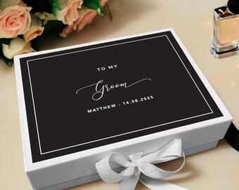 To My Groom Gift Box - Multisize - A5 | Large | A4 | XL  Black and White