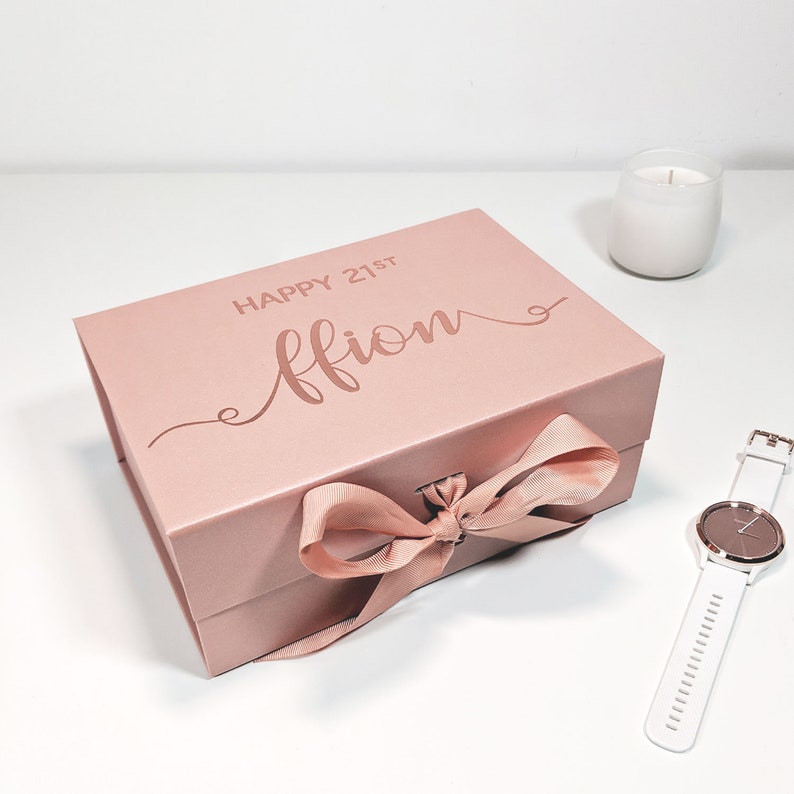 Personalised Birthday Gift Box Medium Anniversary Etsy UK