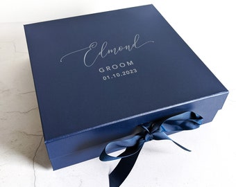 Personalised Gift Box for Groom or Bride | Wedding Day | Luxurious | Large