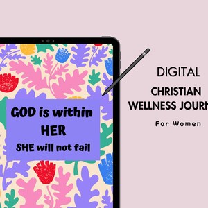 Digital Christian Wellness Journal for Women