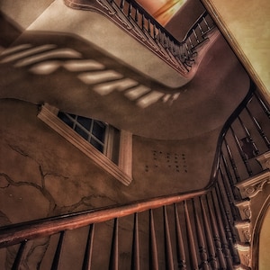 CHARLESTON Antebellum Staircase - Original Photograph by Award-winning Artist