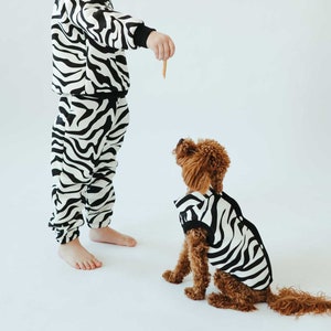 Animal print kids trousers, kids pants, trendy printed kids unisex trousers , kids jogging trousers ZEBRA