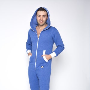 Erwachsener Overall, Kapuzenpyjama, Jeansoverall, Herrenjeansanzug, Overall für Erwachsene, Festival Overall, Unisex