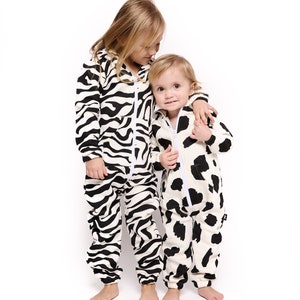 Animal print kids overall, kids jumpsuit, kids overall, kid overall, kids warm overall, cotton kids overall, kids cow print overall COW