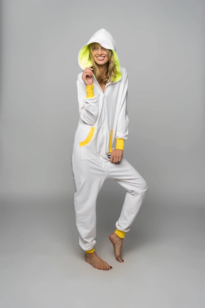 Adult onesie Onesie Pajama Adult Pajama Womens Jumpsuit Plus Size Jumpsuit Womens Onesie Sofa Killer milky white adult unisex onesie