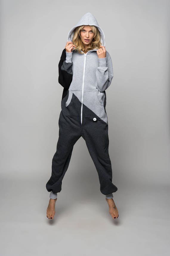 Geletterdheid logo Verslaggever Volwassen Onesie Pyjama Volledige lengte katoenen jumpsuits - Etsy België