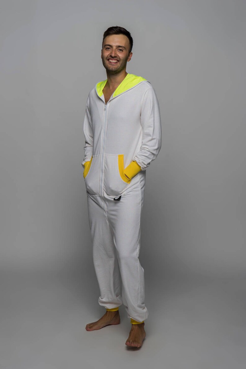 Adult onesie Onesie Pajama Adult Pajama Womens Jumpsuit Plus Size Jumpsuit Womens Onesie Sofa Killer milky white adult unisex onesie