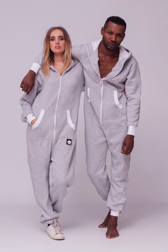 Sofa Killer Light Grey Unisex Adult Overall,hooded Pyjamas, Baggy