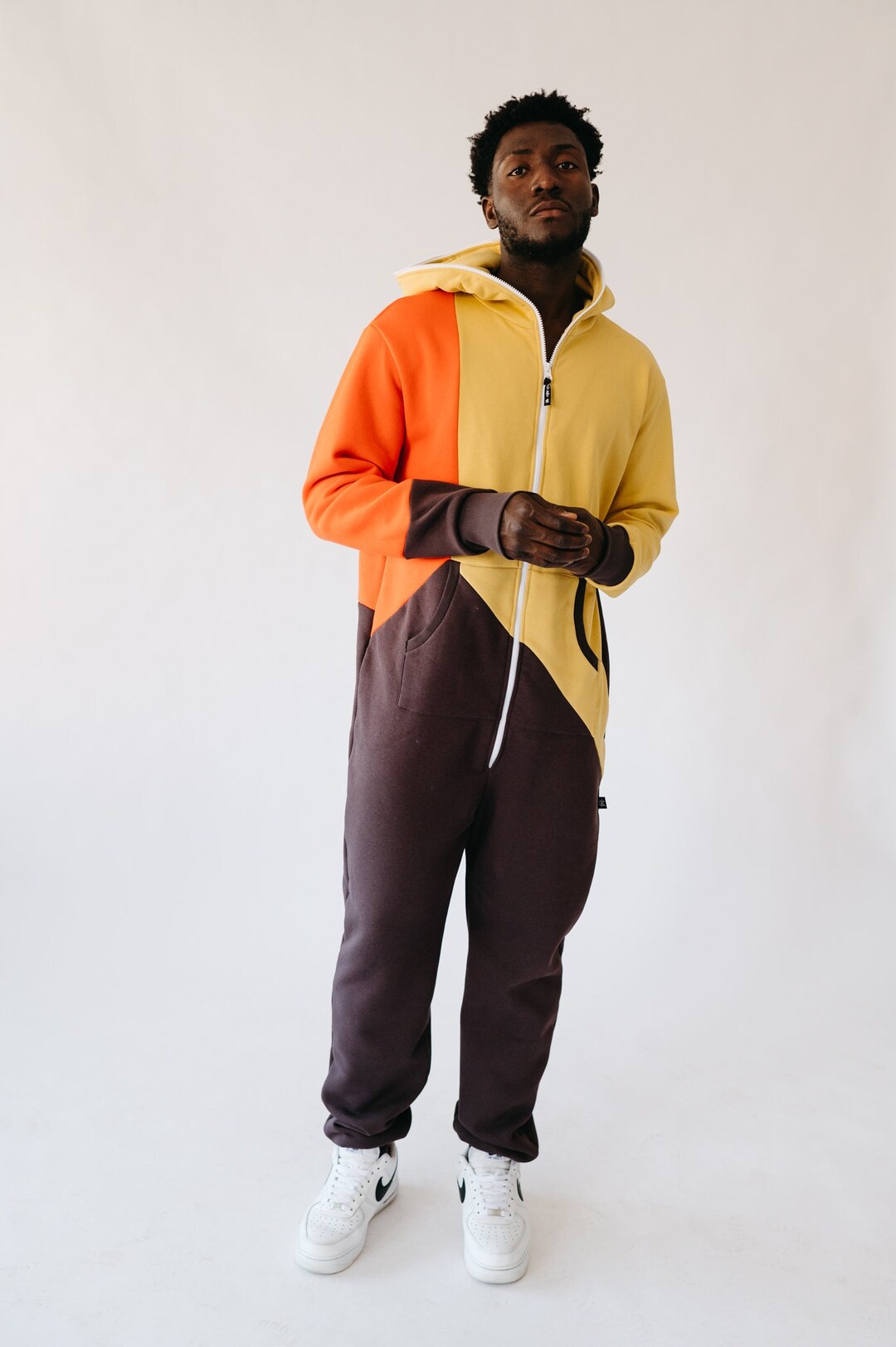 Cuerpo Entero Pijamas Con Cremallera Para Adultos Cremallera