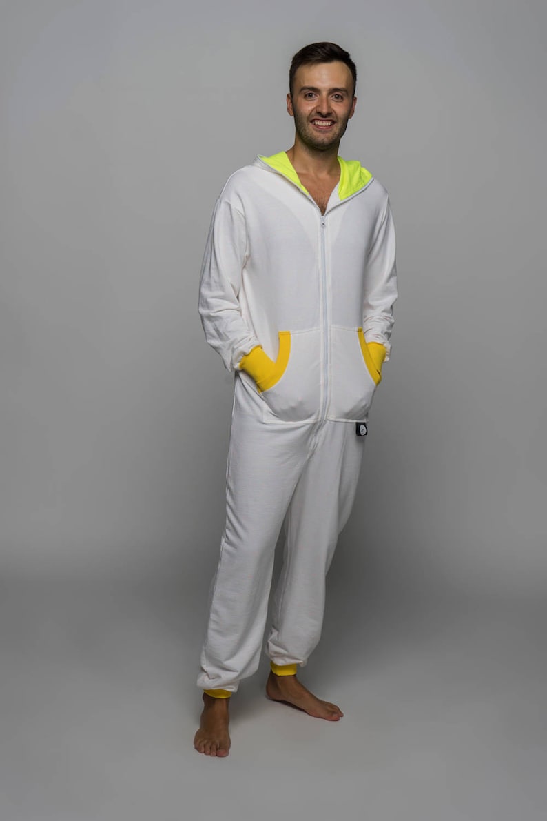 Adult onesie Onesie Pajama Adult Pajama Womens Jumpsuit Plus Size Jumpsuit Womens Onesie Sofa Killer milky white adult unisex onesie