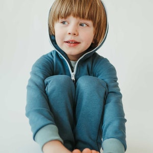 Kids overall, kids jumpsuit, kids overall, kid jumpsuite, kids unisex overall, cotton kids jumpsuite, bodysuite BLUE STONE