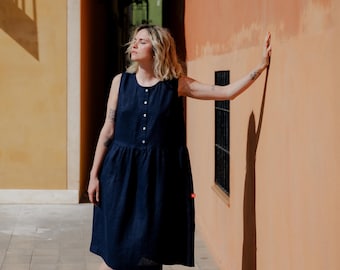 Pants Plus Size Linen Clothing Parker Linen Dress  Heather Case