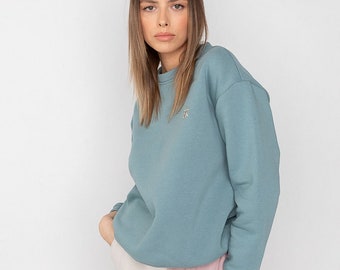 Sofa Killer blue stone collor cotton hoodie pullover