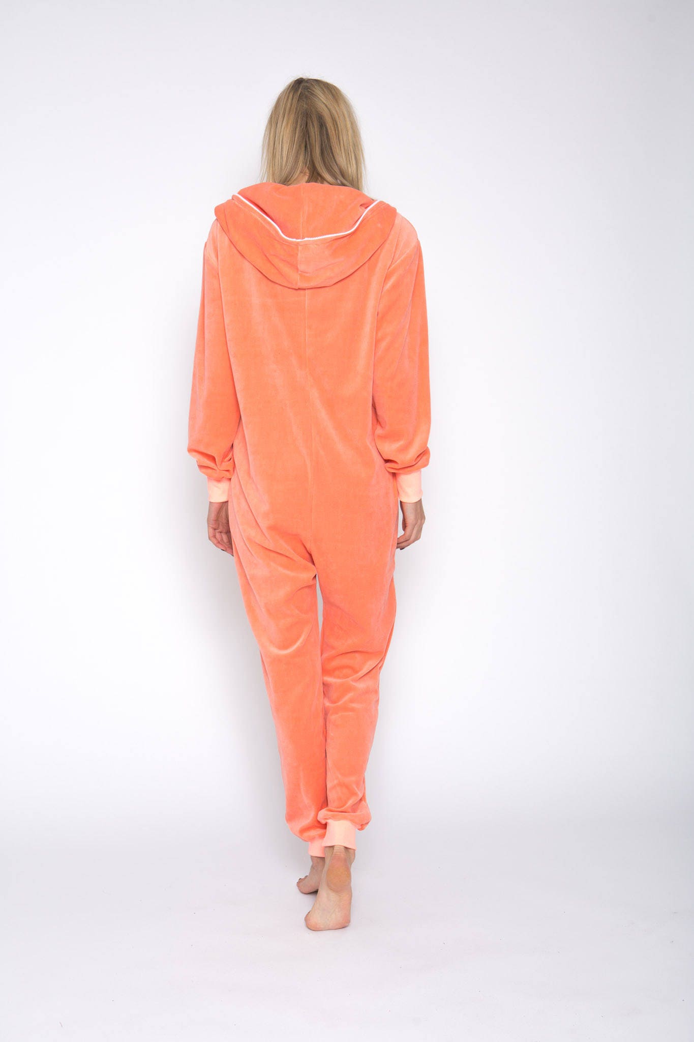 Sofa Killer Peach Color Summer Velours Onesie Adult Onesie - Etsy