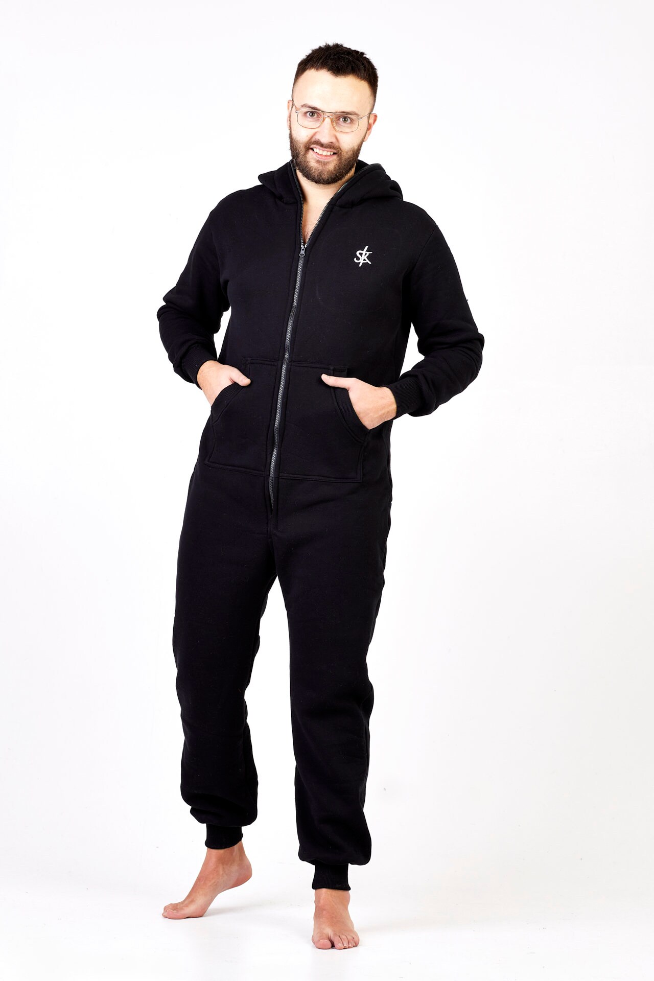 Specialisere udbytte flov Adult Overall Black Overall Men Jumpsuit Overallpajama - Etsy Norway
