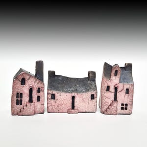 Medium Pink Raku House