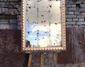 Verre eglomise mirror quot Dominoes quot