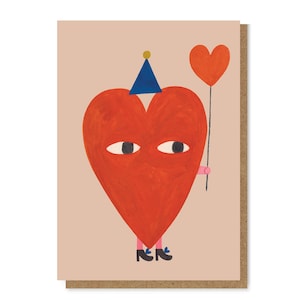 HEART card | love | birthday | valentine's | celebration | heart | for her | for him | greeting card | cute