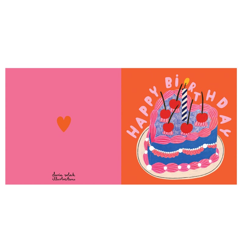 BIRTHDAY CAKE card image 2