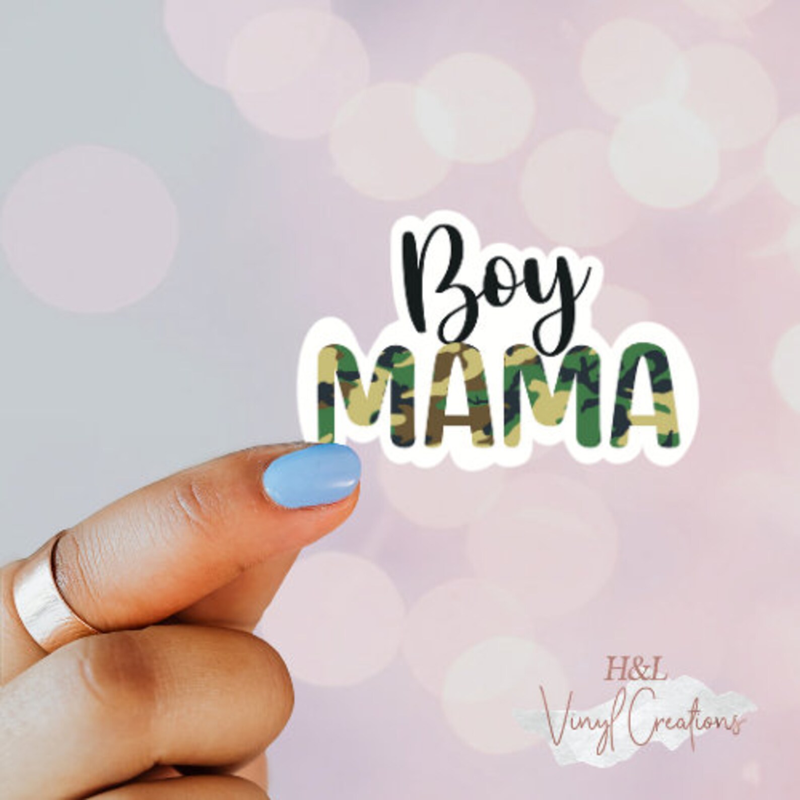 Boy mama sticker Matte stickers Stickers Tumbler sticker Etsy