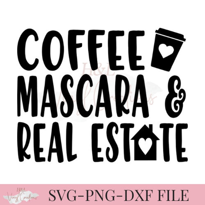 Download Coffee mascara and real estate SVG PNG DXF Silhouette ...