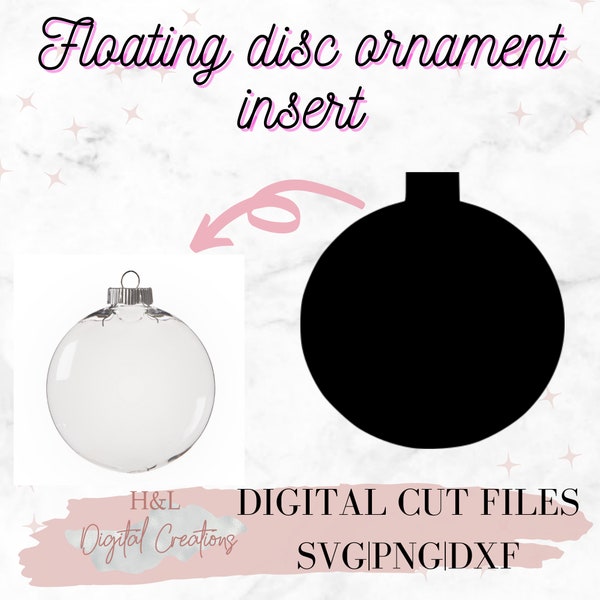 Floating Disc Ornament Insert Etsy Floating Disc Ornament Insert Etsy