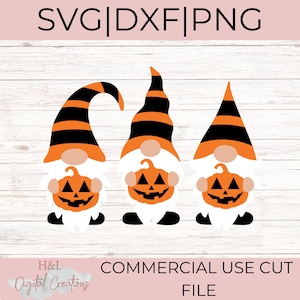 Halloween Gnomes svg Designs | Cute Halloween svg | DIY Halloween Decoration for Shirts, Mugs and Signs | Halloween SVG Cut File