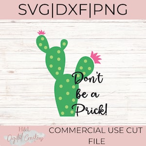 Ne soyez pas un idiot svg, svg cactus drôle, svg amateur de plantes, plante cactus, pique svg, svg, png, dxf