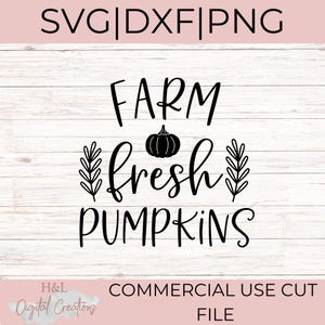 Frische Kürbisse auf dem Bauernhof SVG | Herbst Kürbis Clipart | Rustikales Kürbis Design | Halloween & Thanksgiving SVG-Datei | Druckbare Herbst Dekor