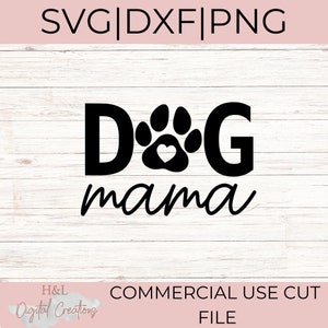 Svg maman chien, svg maman chien, coeur empreinte de patte, empreinte de patte svg, svg chien, svg, png, dxf