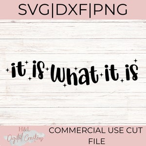 It is what it is svg, Funny life quote svg, Retro svg, wavy text, Svg, png, dxf