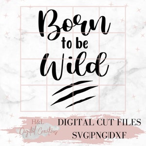 Born to Be Wild Retro SVG Graphic by DesignHub103 · Creative Fabrica