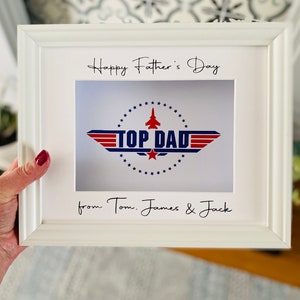 Personalised dad gifts for birthday, unique gifts for dad, Father's Day gifts from kids, birthday gift for dad, frame for dad, top dad gifts