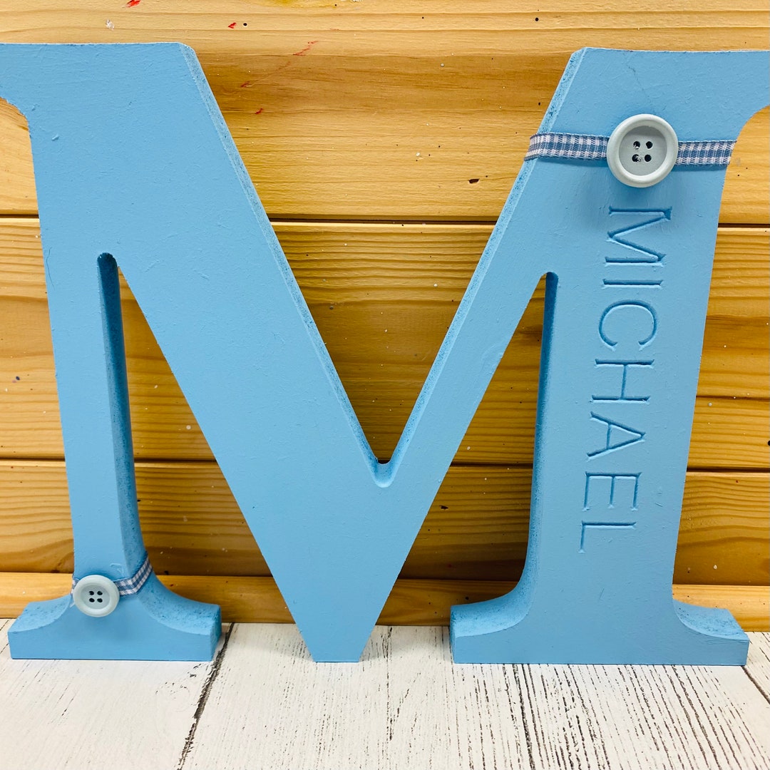 Freestanding Letter Nursery Letters Wooden Letters Nursery Etsy UK