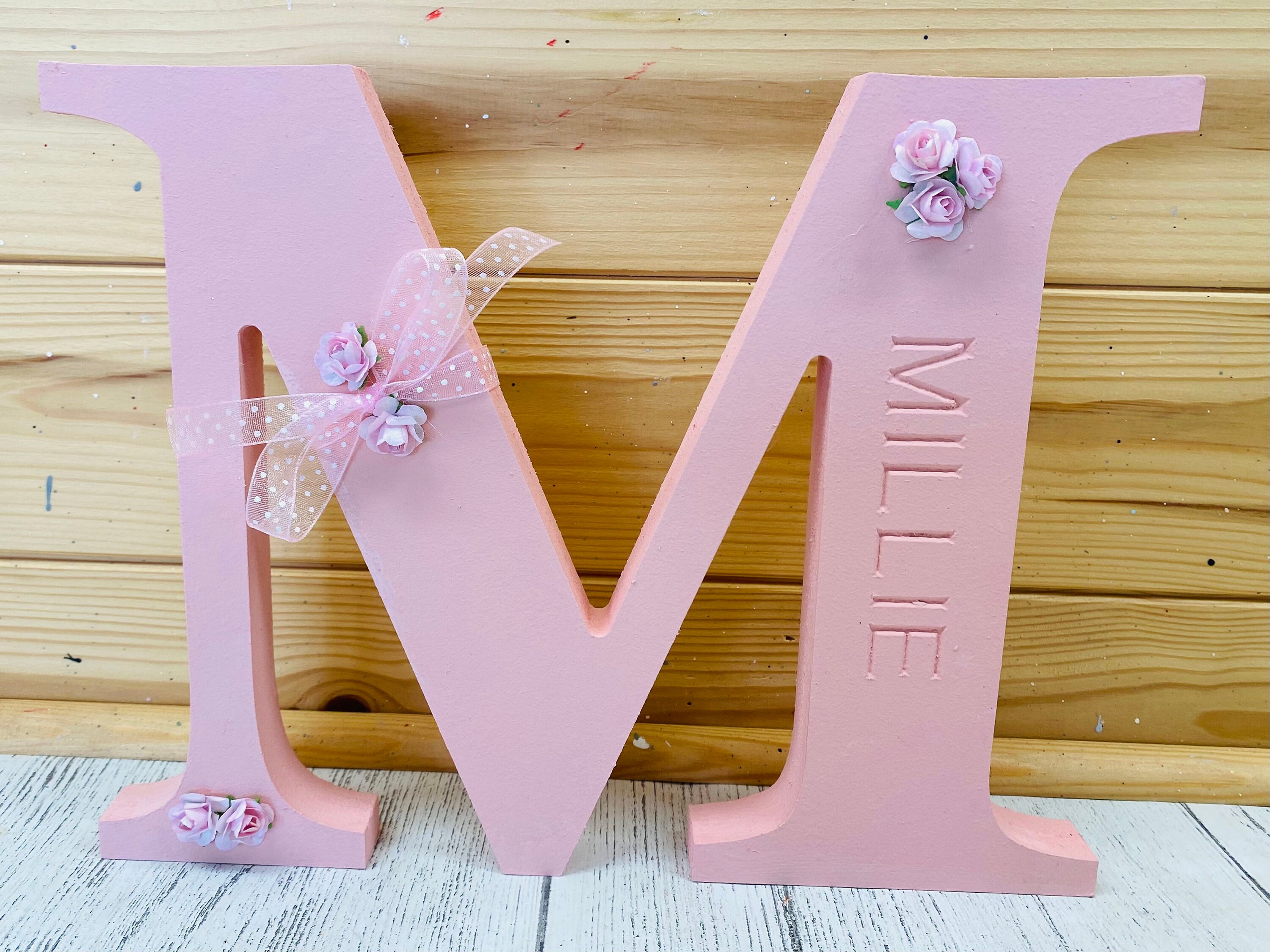 Personalised nursery letter freestanding letter for nursery Etsy