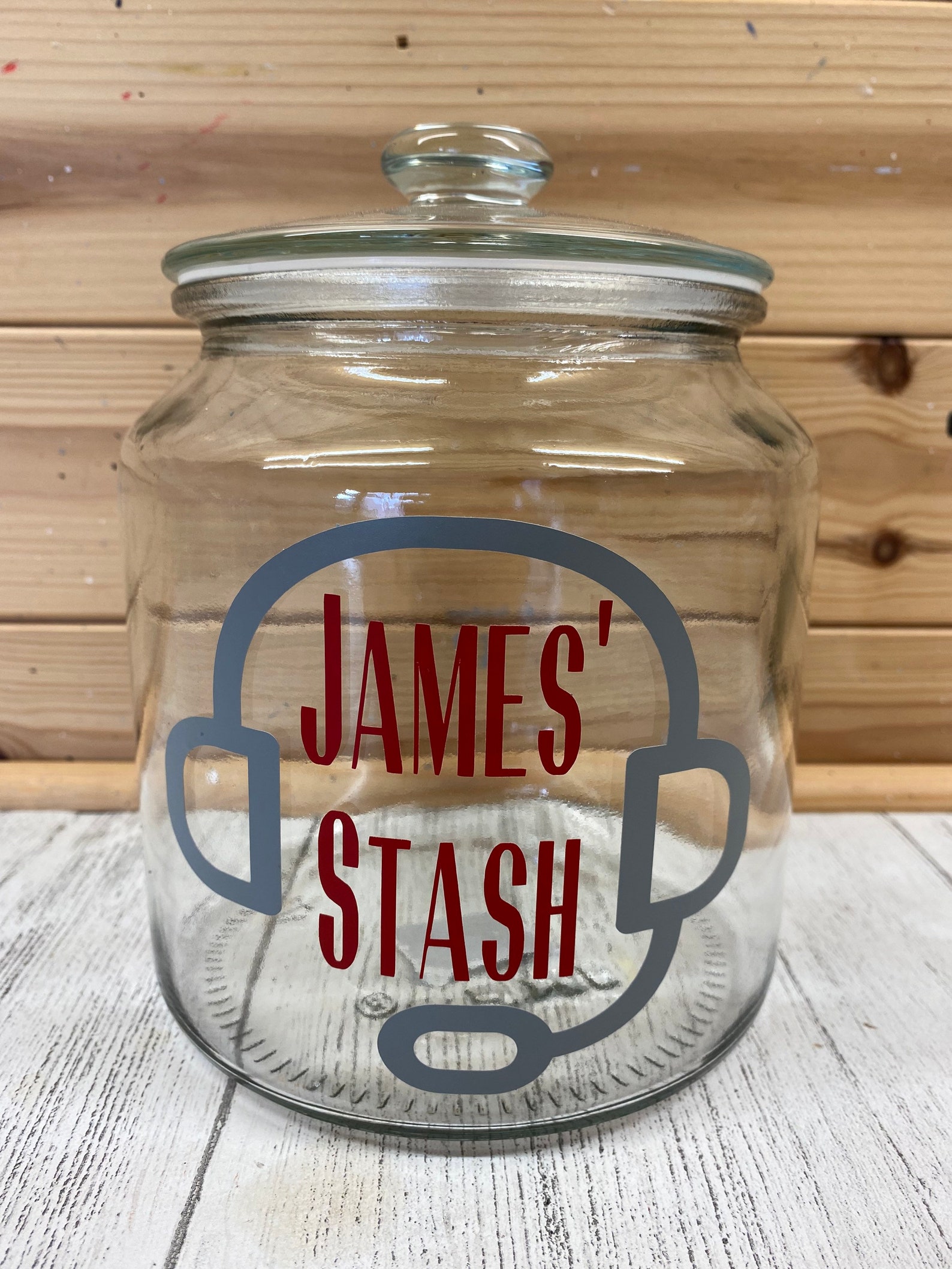 Gaming Snack Jar Gaming Snacks Personalised Snack Jar Kids Etsy UK