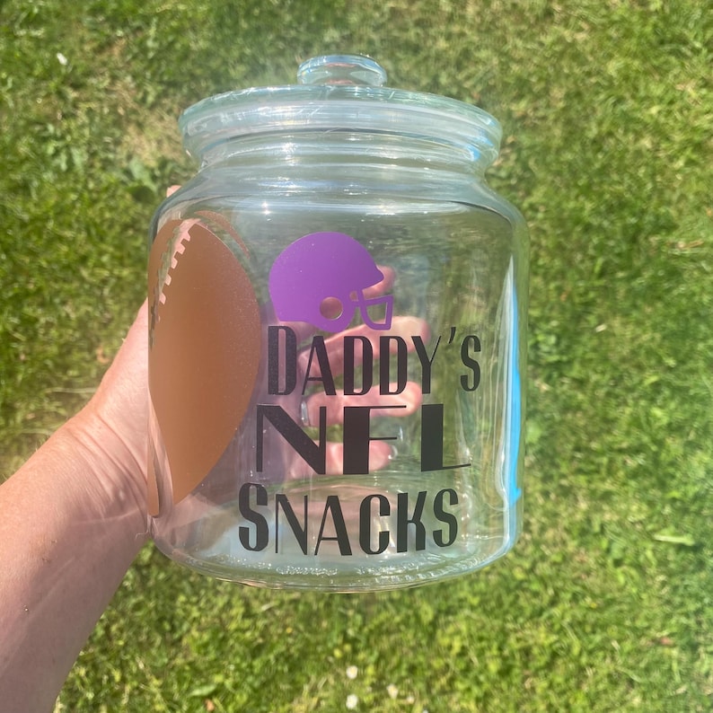 Personalised snack jar, NFL gifts, Patriots gifts for men, American football gift, NFL gift idea, stocking fillers men, Christmas gift for image 15