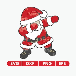 Arquivo de corte Cricut de silhueta Cameo de Natal SVG DXF do Papai Noel