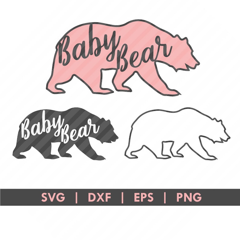 Free Free 112 Silhouette Baby Bear Svg SVG PNG EPS DXF File