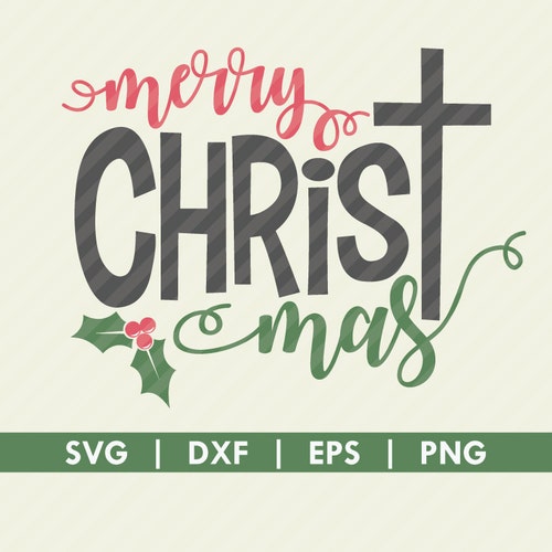 EXCLUSIVE Merry Christmas Tree SVG and DXF File - Etsy