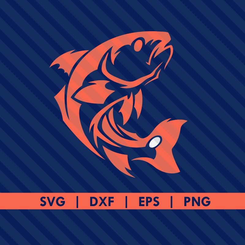 Download Redfish Red Drum Saltwater Fishing Angler Svg Dxf Silhouette Etsy