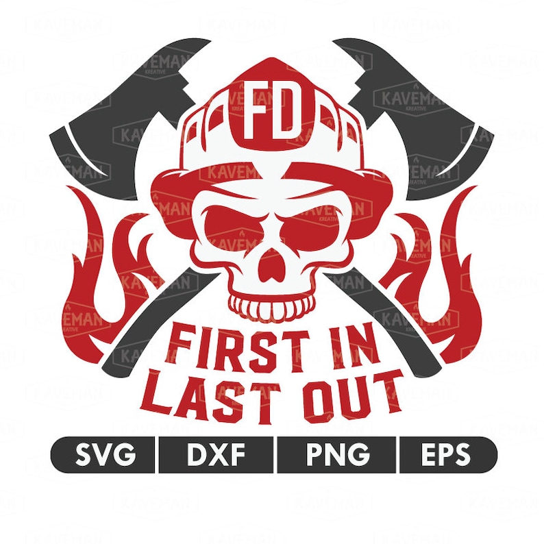 Download Firefighter Skull First In Last Out Fireman SVG DXF Silhouette | Etsy Firefighter Skull First In Last Out Fireman SVG DXF Silhouette | Etsy