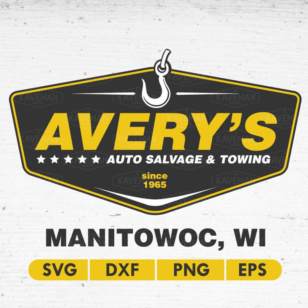 Making A Murderer Avery's Auto Salvage Steven Avery SVG DXF Silhouette